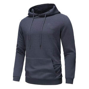 Sudadera con Capucha Unisex de Alta Calidad, 100% Algodón, Tejido Waffle Grueso, Personalizable, Estilo Urbano Otoñal para Hombre - Product Image 2