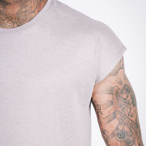 Camiseta de diseño personalizado 50% Algodón 50% poliéster Oem Logo manga corta Camiseta de algodón liso en blanco al por mayor - Product Image 4