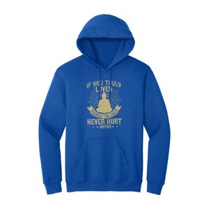 Mélange de coton 260-300 + lourd GSM poche kangourou bouddha poitrine impression décontracté hiver capuche avant personnalisable couleur Placement Design - Product Image 2