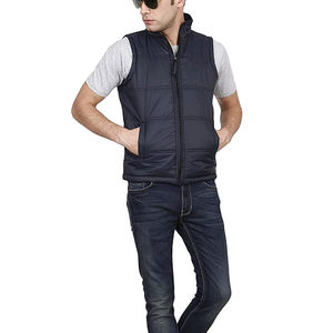 Gilet sans manches de grande taille de haute qualité personnalisé vente en gros | Veste sans manches bouffante à la mode décontractée de couleur unie - Product Image 6