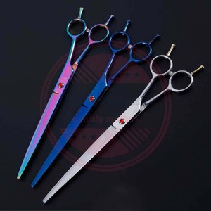 Ciseaux de toilettage pour chiens en acier inoxydable droits professionnels de haute qualité Ciseaux de coupe de cheveux pour animaux de compagnie à vendre - Product Image 6