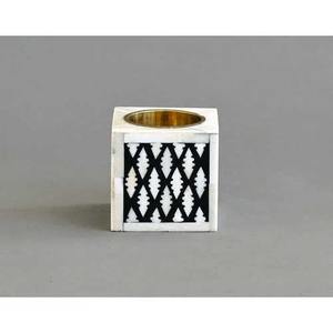 Vente en gros de brûleur indien traditionnel en incrustation d'os décor d'arôme de style bohème usage religieux intemporel - Product Image 1