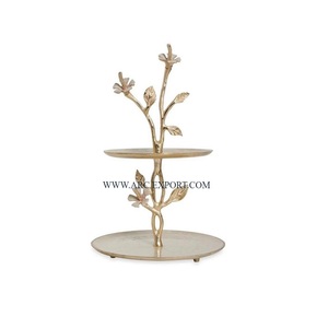 Soporte redondo de mármol sólido de la mejor calidad para pasteles con tapa de vidrio transparente para mesa de boda de gran venta soporte decorativo para cupcakes - Product Image 6