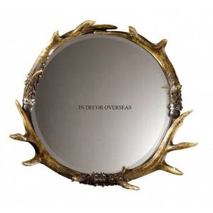 Luxurious Quality Metal Made Unique Modern Creative Art Designer Attractive Look Wall <b>Mirror</b> Home And Hotel Supplies From India - Product Image 6
