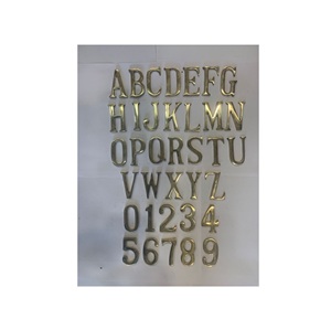 Letras Decorativas de Latón Personalizadas de Lujo con el Alfabeto, para Diseñadores de Interiores, Marcas de Muebles, Organizadores de Eventos y Empresas - Product Image 1