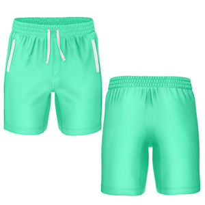 Short de fitness en bambou personnalisé pour hommes, short de plage d'été décontracté d'entraînement sportif, décoration à motif de style de compression brodé - Product Image 1