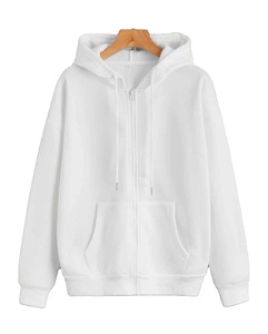 Haute qualité personnalisé hommes Wight fermeture éclair sweats à capuche 100% coton polaire respirant et confortable avec fermeture éclair conception personnalisée pour les hommes - Product Image 1