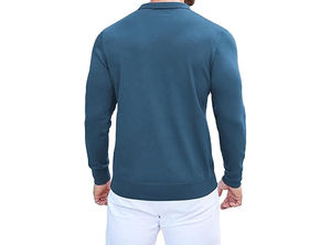 Gran oferta de polos de manga larga para hombre, diseño personalizado de algodón 100% de alta calidad con nuevo logotipo, camiseta Polo a precio barato - Product Image 5