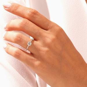 Joyería de piedras preciosas de topacio blanco para mujer, anillo de estilo bohemio de plata, joyería de plata de ley 925, anillo hecho a mano de tendencia, Regalo para mamá - Product Image 6