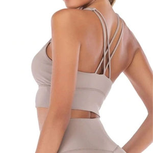 Ensemble de yoga pour femmes, vêtements de fitness et d'entraînement, longueur intégrale, uni, respirant, 2 pièces, taille haute, service OEM, dernière arrivée - Product Image 5