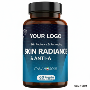 Integratore Alimentare NH Skin 60 Capsule 400mg per la Luminosità della Pelle Maschile e Anti-Invecchiamento RedMoringa OEM Etichetta Privata Prodotto in Italia - Product Image 1