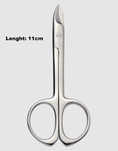 Herramienta de pedicura para uñas de mano recta para diestros Beauty, tijeras de manicura con hoja de acero inoxidable, punta afilada para uñas gruesas - Product Image 1