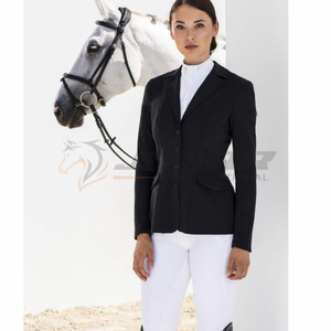 Veste d'équitation confortable pour femmes fabriquée avec un design ergonomique mince tissu respirant à séchage rapide coutures durables à vendre - Product Image 5