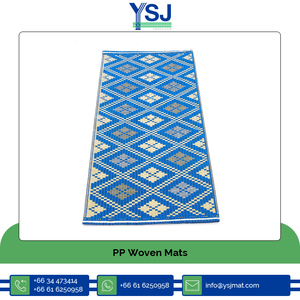 Thailand Origin Supplier of High Quality Customized Elegant Design 100% Polypropylene Plastic PP Woven Picnic Play <b>Mat</b> - Product Image 2