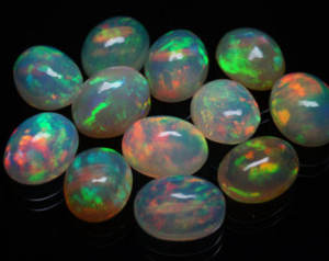 หินโอปอลคาร์โบชองจากเอธิโอเปียธรรมชาติ100% อัญมณีบำบัดล้ำค่าสำหรับทำเครื่องประดับและตกแต่ง - Product Image 2