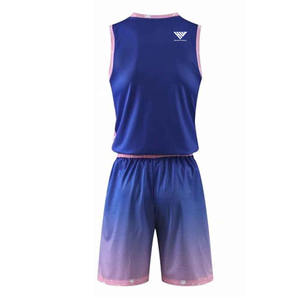 ชุดเครื่องแบบบาสเกตบอลพิมพ์ลายบาสเก็ตบอลชุดกีฬาผ้าโพลีเอสเตอร์สำหรับผู้ชายและ100% - Product Image 3