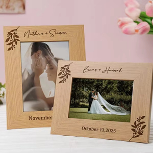 Premium Artisan Crafted MDF <b>Frame</b> for Photos Art Prints | Eco-Friendly Polished Rectangle Display Long-Lasting Tabletop Home - Product Image 2