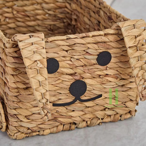 Nouveaux choix de jouets ronds en rotin tissés à la main écologiques organisateur Style bohème du fabricant vietnamien - Product Image 6