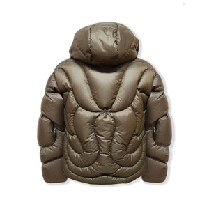 OEM Logo Custom Winter Down Coat Hoodie puffer jacket Streetwear Engrosamiento Hombre Chaqueta Abrigo Chaqueta de los hombres - Product Image 3