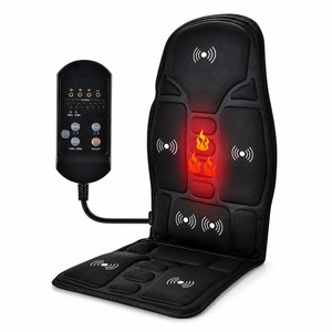 <span class=keywords><strong>Cojín</strong></span> <span class=keywords><strong>Masajeador</strong></span> Eléctrico Portátil de Vibración para Cuerpo Completo con Calefacción para Asiento de Coche Silla de Espalda y Cuello para Uso en Auto y Hogar - Product Image 2