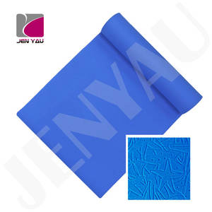 Jen Yau Diseño personalizado Color TPE Yoga Mat Pilates 180cm Longitud Logotipo en relieve Antideslizante Sin olor 10mm Espesor No tóxico - Product Image 5