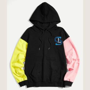 เสื้อฮู้ดสวมหัวมีฮู้ดแขนเสื้อสีดำ80 2025ปีทำจากผ้าฝ้ายโพลี20 - Product Image 3