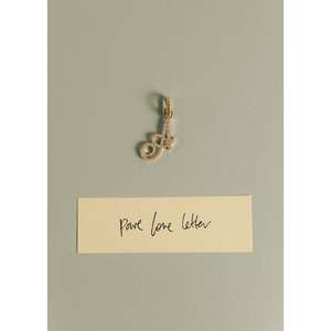 Colgante de Diamantes con Forma de Carta de Amor, Elegante Adorno con Pavé para Mujer - Product Image 5