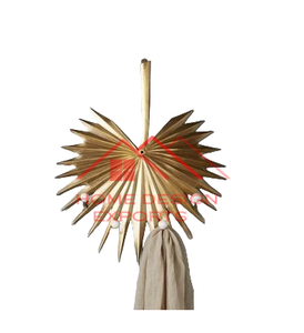 Crochets muraux en métal doré à usage multiple, design Palm Tree Feaf, pour accrocher les clés, à bas prix - Product Image 1