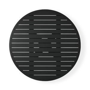 Meubles de table ronde pliables pour l'extérieur en bois de teck solide et durable de style moderne et contemporain - Product Image 1