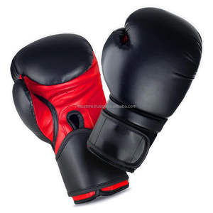 Custom Professional Fighters' PU Leather Boxing Gloves 8oz 16oz Sizes PVC <b>Punching</b> Equipment Martial Arts Training Sporting - Product Image 5