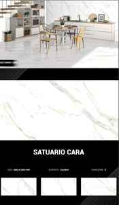 600*1200mm baldosas de porcelana de cerámica modernas 60x120 brillante antideslizante cuerpo completo para decoración de habitaciones - Product Image 3