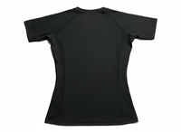 Rashguard pour femmes MMA BJJ à manches courtes, séchage rapide, respirant, design personnalisable, impression par sublimation, tissu polyester/spandex