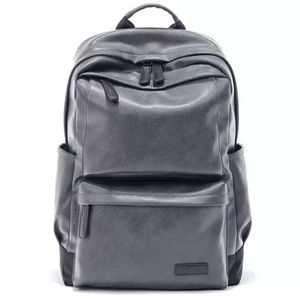 Nouveau sac à dos en cuir de différentes couleurs Vintage pochette pour ordinateur portable résistant à l'eau Roll Top College confortable sac de voyage léger - Product Image 5