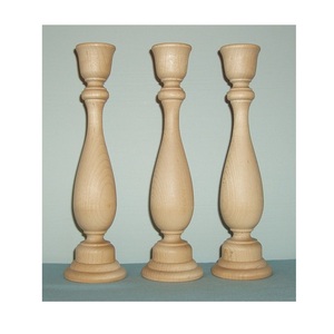 Bougeoir en bois pour décor à la maison bougeoirs en bois pour salon Table pièce maîtresse pots de bougie uniques - Product Image 2