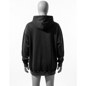 Sweat à capuche surdimensionné entièrement personnalisé, délavé à l'acide, pour un usage décontracté ou sportif, 100% coton, haute densité, sweat à capuche streetwear unisexe - Product Image 4