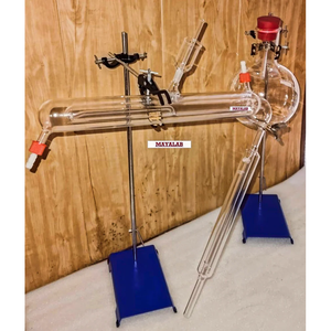 Markham Borosilicate Glass Apparatus Set for Distillation & Reflux Laboratory Equipment Instrument Parts & Accessories - Product Image 3