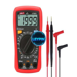 Multímetro Digital Portátil Uni-t UT-33D+, Medidor de Corriente CA/CC y Resistencia, Detector de Voltaje sin Contacto (NCV), Producto Lexso - Product Image 1