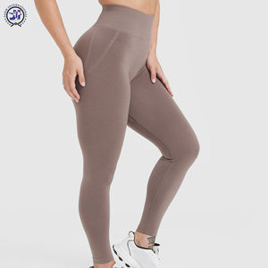 Nouveau pantalon serré respirant à séchage rapide personnalisé taille haute contrôle du ventre Scrunch bout à bout gymnastique Fitness entraînement femmes Yoga Leggings - Product Image 3