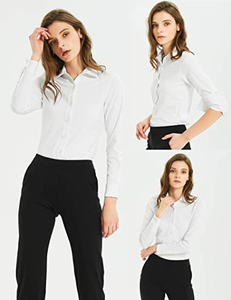 Chemises habillées formelles pour femmes élégantes Tissage tissé de qualité supérieure Prix bon marché raisonnable Vente en gros Exportable - Product Image 6