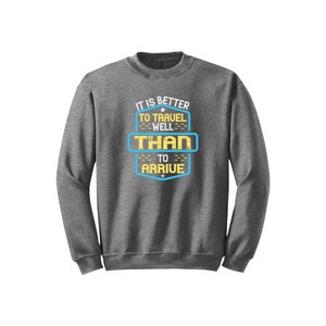 Sweat-shirt en coton mélangé Style décontracté Bouddha Thèmes Imprimer 12 Options de couleur 260-280 GSM Placement de conception personnalisable pour l'hiver - Product Image 1