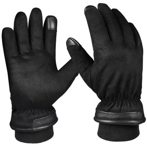 Gants en acrylique pour écran tactile d'hiver pour hommes pour les sports d'extérieur cyclisme entraînement de ski et usage décontracté utilisation chaude coton/polyester - Product Image 5