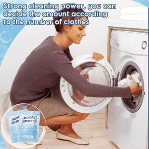 <b>Travel</b> <b>Laundry</b> <b>Detergent</b> Packets Bulk <b>Travel</b> Size Portable Single Use Liquid Soap Deep Clean Softening Bathroom Hostel - Product Image 4