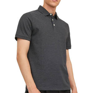 Polos para hombre 3 botones Casual trabajo secado rápido manga corta Golf camisa Piqué Jersey al aire libre Polo camisa - Product Image 3