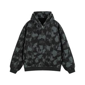 Pull en tricot à capuche de style coréen pour hommes inspiré surdimensionné décontracté haut chaud tricots élégant pull de couleur unie pull - Product Image 2