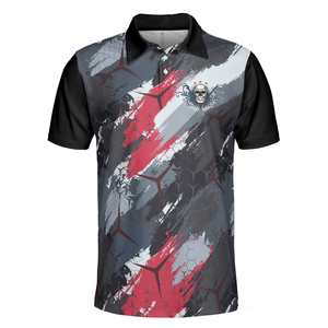 Polos cómodos con logotipo de impresión para hombre, camisetas polo de golf de uniforme liso de poliéster 100% de alta calidad para hombre - Product Image 2