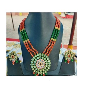 Collares bohemios de Estilo Vintage para mujer y niña, joyería Moti hecha a mano con cuentas, colgantes de moda para novia - Product Image 4