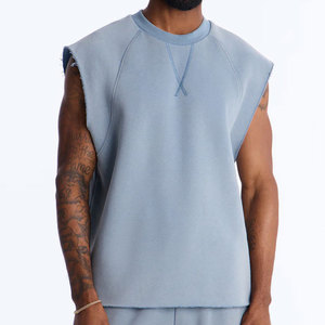 Oversized Plus Size Bodybuilding <b>Stringer</b> Loose Design Custom Unisex Fashionable Casual Wear High Street Round Neck Tank Top - Product Image 1