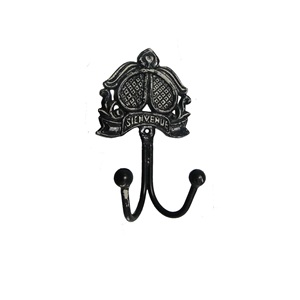 Glossy Finishing <b>Small</b> Size Wall Hook High Standard Quality Wall Decoration And Multi Function Use Wood And Metal Wall Hook - Product Image 2