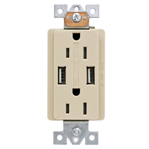 เต้ารับไฟฟ้าแบบ 3 ทาง ยี่ห้อเซี่ยงไฮ้ ลินสกี้ พร้อมช่องเสียบ USB  125V 15A แบบต่อสายดินเอง สำหรับทองแดง PC 2 - Product Image 6