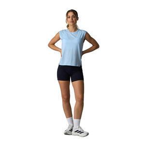 Nuevo diseño de camiseta sin mangas de poliéster y LICRA para mujer, ropa deportiva de secado rápido que absorbe la humedad, Proveedor de Ropa de gimnasio y Fitness de etiqueta privada OEM - Product Image 3